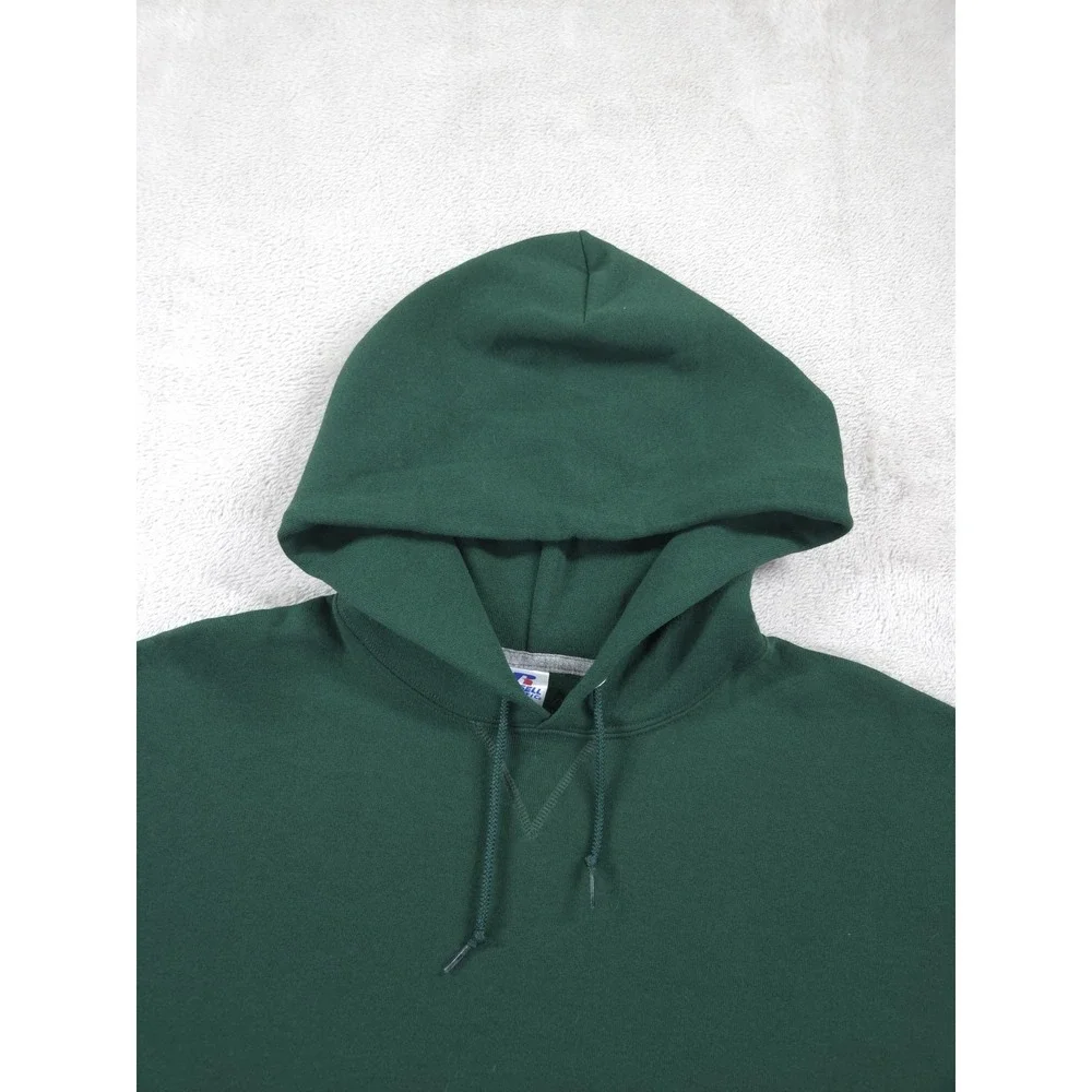Vintage Russell Athletic Hoodie‎ Mens XL Sweatshirt Y2K Green